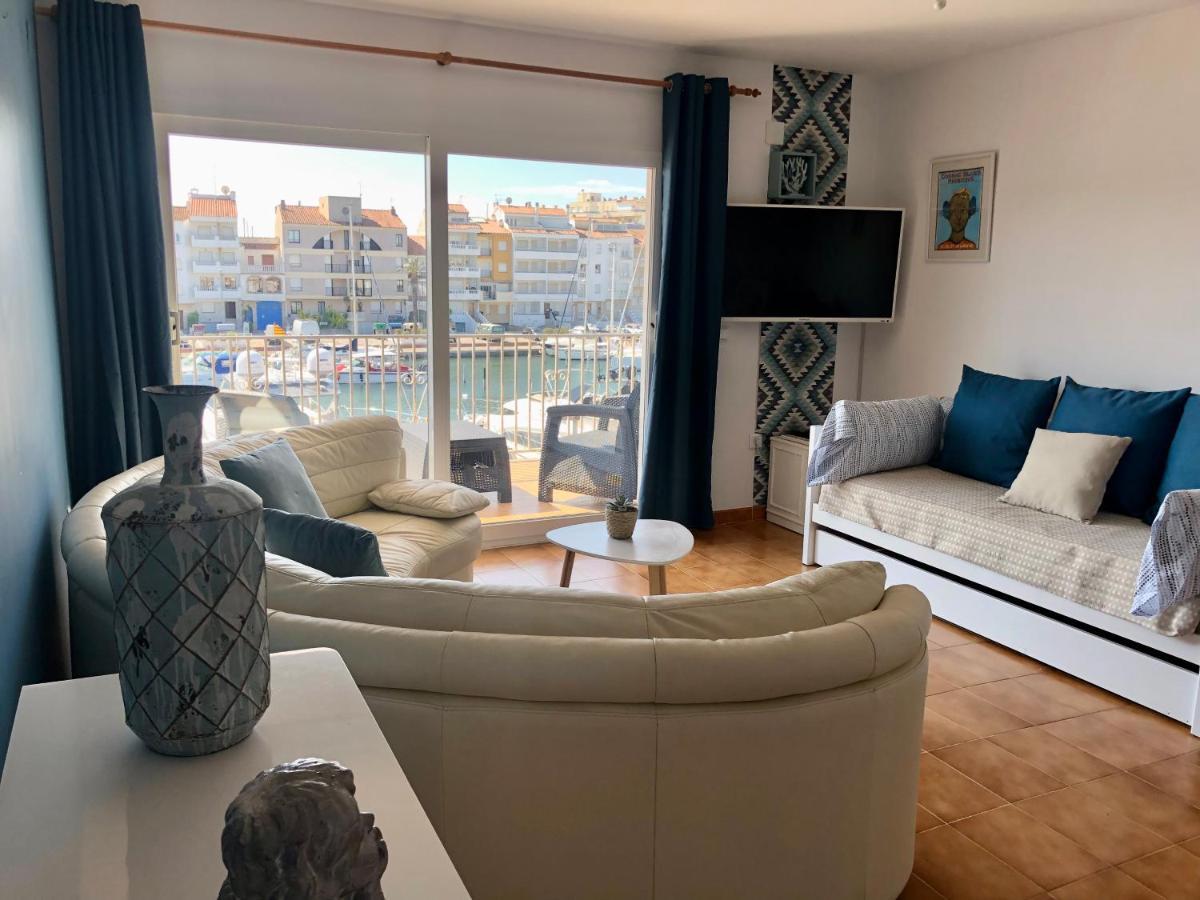 Appartement 80 M2,Port Rhodes D-2 Chambres, Terrasse Panoramique, Vue Sur Le Canal Principal D'Эмпуриабрава Экстерьер фото
