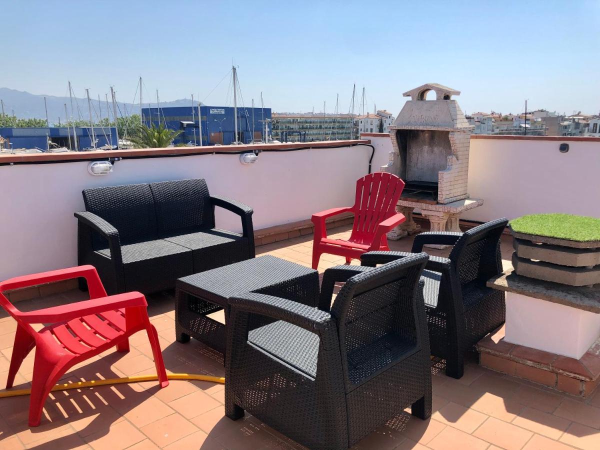 Appartement 80 M2,Port Rhodes D-2 Chambres, Terrasse Panoramique, Vue Sur Le Canal Principal D'Эмпуриабрава Экстерьер фото