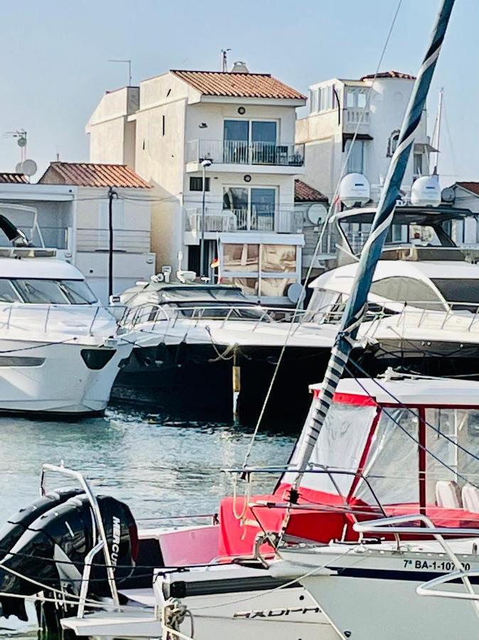 Appartement 80 M2,Port Rhodes D-2 Chambres, Terrasse Panoramique, Vue Sur Le Canal Principal D'Эмпуриабрава Экстерьер фото
